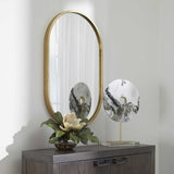 Rina Oval Mirror - 2 Finishes Rina Oval Mirror - 2 Finishes
