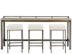 Michael Console / Counter Table with Stools - 2 Colors