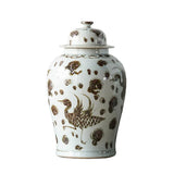 Hand Painted Temple Jar