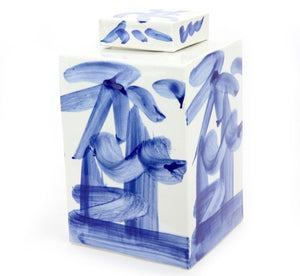 Brush Stroke Tea Jar