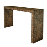 Burlwood Console Table