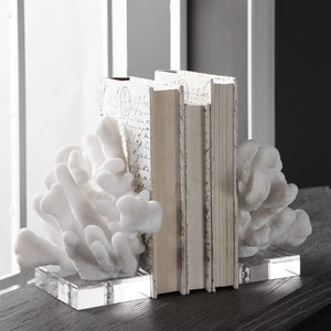 Faux Coral Bookends