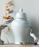 Crackle Glaze Temple Jar