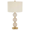 Circle Alabaster Table Lamp
