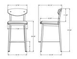 Klint Stool - Counter or Bar Height