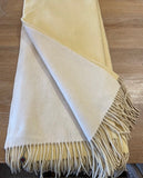 Cashmere Blend Reversible Throw Blanket - 5 Colors