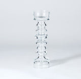 Ribbed Glass Candleholder