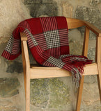 Cashmere Blend Plaid Throw Blankets