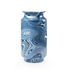 Blue Marble Tall Vase