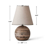 Travertine Mini Lamp
