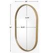 Rina Oval Mirror - 2 Finishes