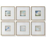 Clouds Framed Canvases - Set of 6