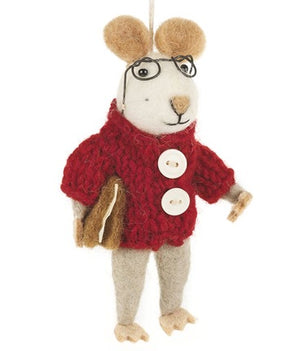 Felt Mouse in Red
