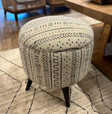 Vintage Mudcloth Ottoman 50% OFF CLEARANCE