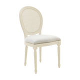 Verona Luigi Oval Cane Back Dining Chair