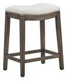 Saddle Counter Stool - 2 Colors