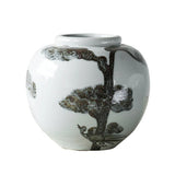 Hand Painted Storage Jar