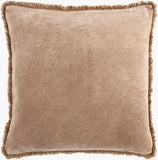 Washed Cotton Velvet Pillow - 3 Colors