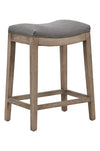 Saddle Counter Stool - 2 Colors