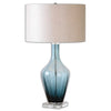 Blue Glass Lamp