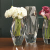Faceted Crystal Oval Vase - 2 Sizes