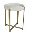 Marble Tray End Table