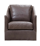 William Leather Swivel Chair