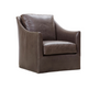 William Leather Swivel Chair