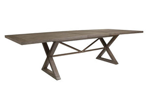 X Base Extension Dining Table - 2 Finishes