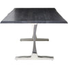 Lautrec Live Edge Table - Stainless